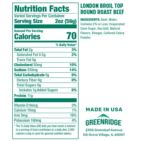London Broil Top Round Roast Beef - Image 2