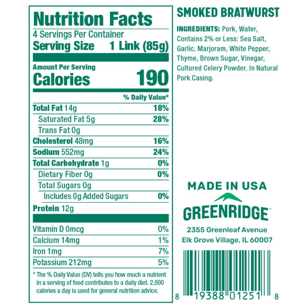 Smoked Bratwurst - Image 2