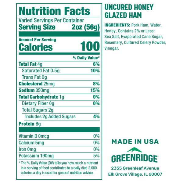 Uncured Honey Glazed Ham - Image 2