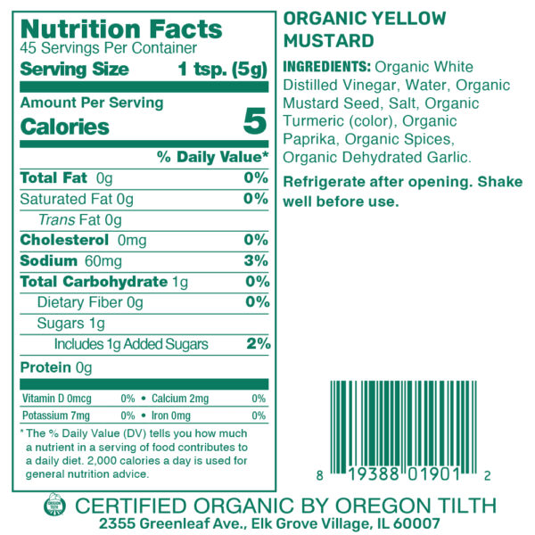 Organic Yellow Mustard - Image 2