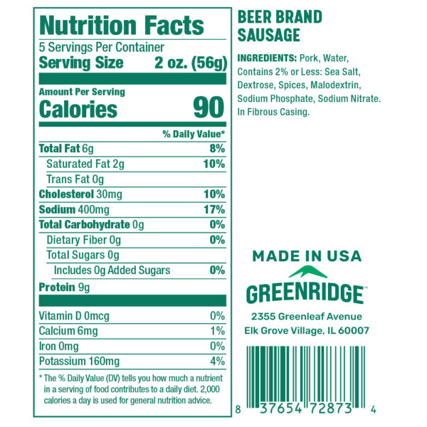 Beer Brand Sausage - Image 2