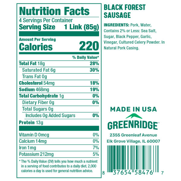 Black Forest Sausage - Image 2