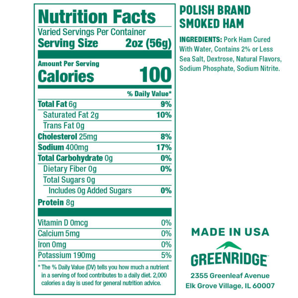 Polish Brand Smoked Ham - Image 2