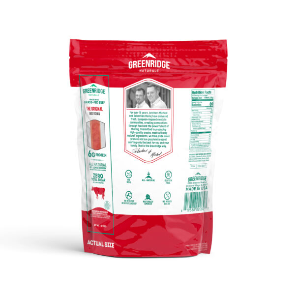 Original Beef Snack Sticks 18CT Bag - Image 2